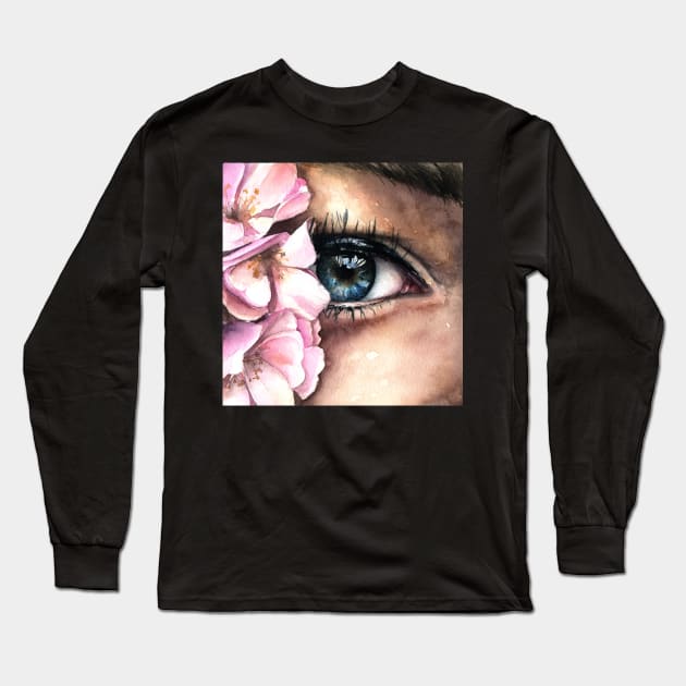 Eye Long Sleeve T-Shirt by Kira Balan